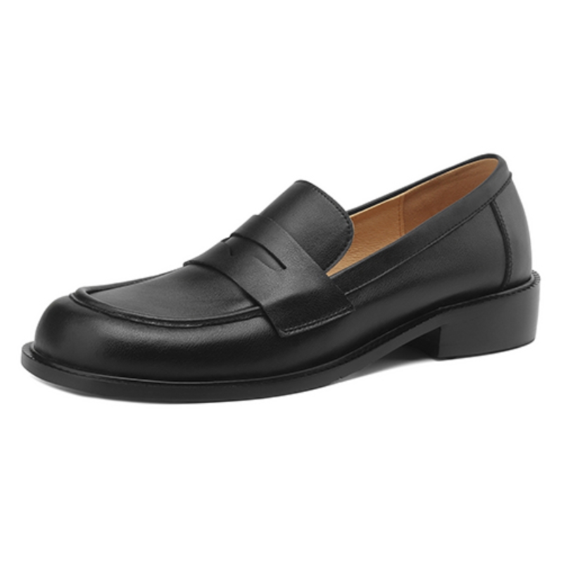 Men'S Fashion Loafers Shoes - รองเท้าอ็อกซ์ฟอร์ดสำหรับผู้หญิง หนังแท้ ดีไซน์เนอร์ รองเท้าส้นเตี้ย รองเท้าลำลอง รองเท้าเดินสบายๆ