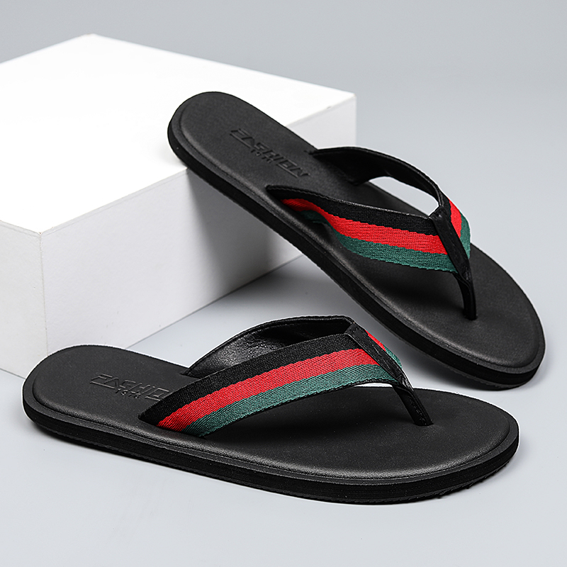 Men'S Fashion News - รองเท้าแตะพื้นนุ่มสำหรับผู้ชายแฟชั่นมินิมอล ทนทานต่อการสึกหรอ กันลื่น น้ำหนักเบา พกพาสะดวก รองเท้าลำลองสำหรับชายหาดและใช้ในชีวิตประจำวัน