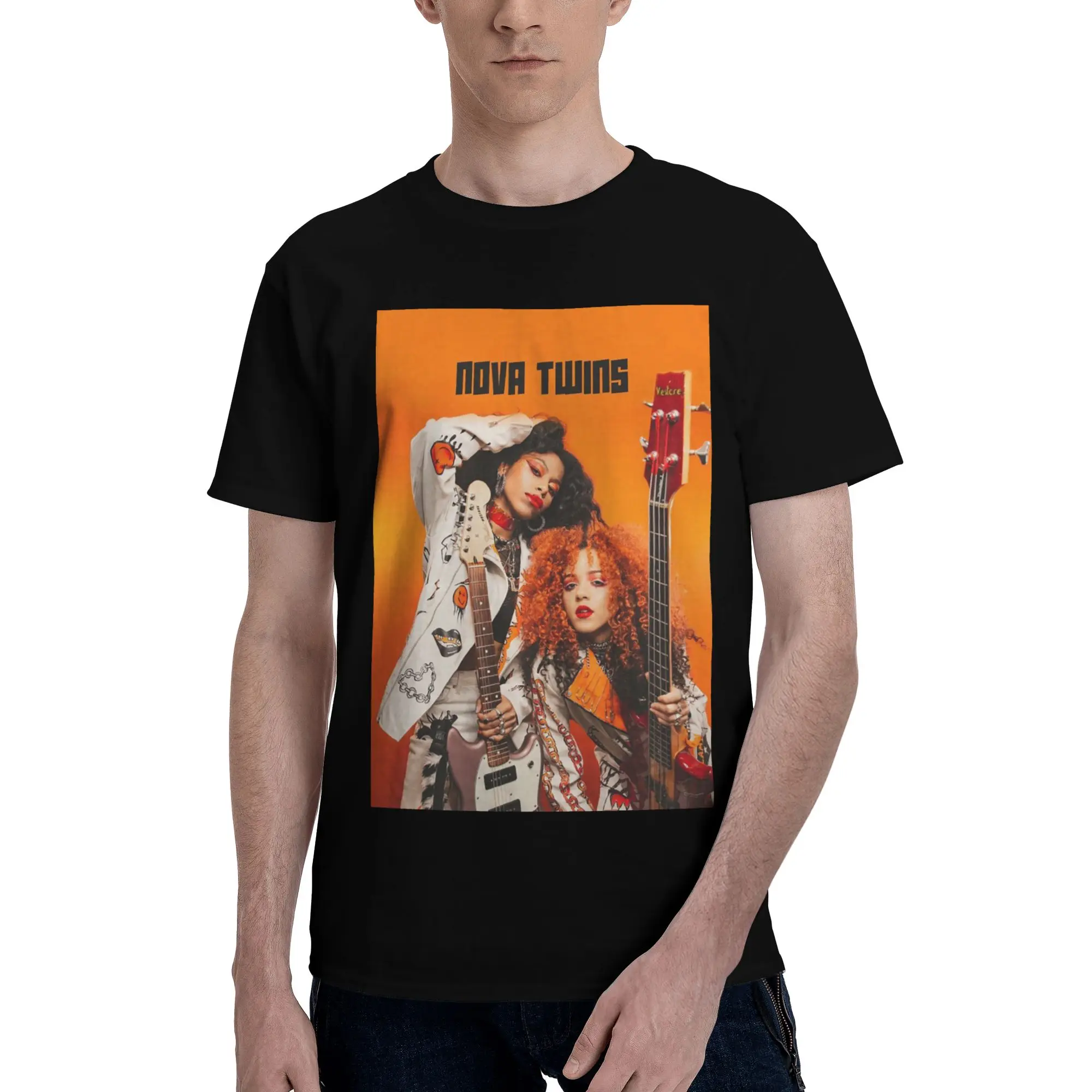 Men'S Fashion Nova - โนวา ทวินส์เสื้อยืดผ้าฝ้าย 100% เสื้อยืดแฟชั่นผู้ชายผู้ชายคอกลมแขนสั้น S-6XL