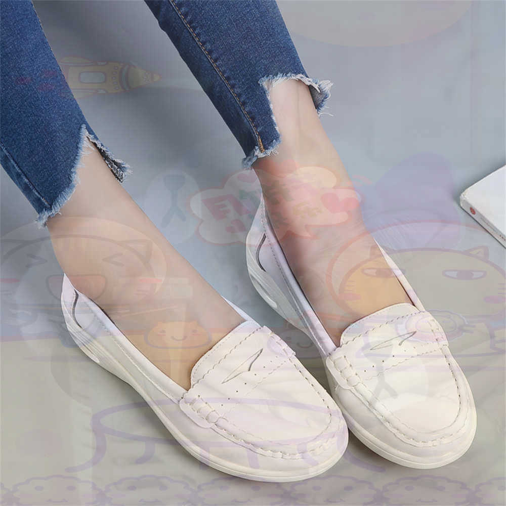 Men'S Fashion At 40 - Soft SLIP-ON สตรีขนาดใหญ่รองเท้าเทนนิสสเก็ตบอร์ดสุภาพสตรีรองเท้าผ้าใบแบรนด์หรูกีฬาวิทยาลัย Drop Shipping