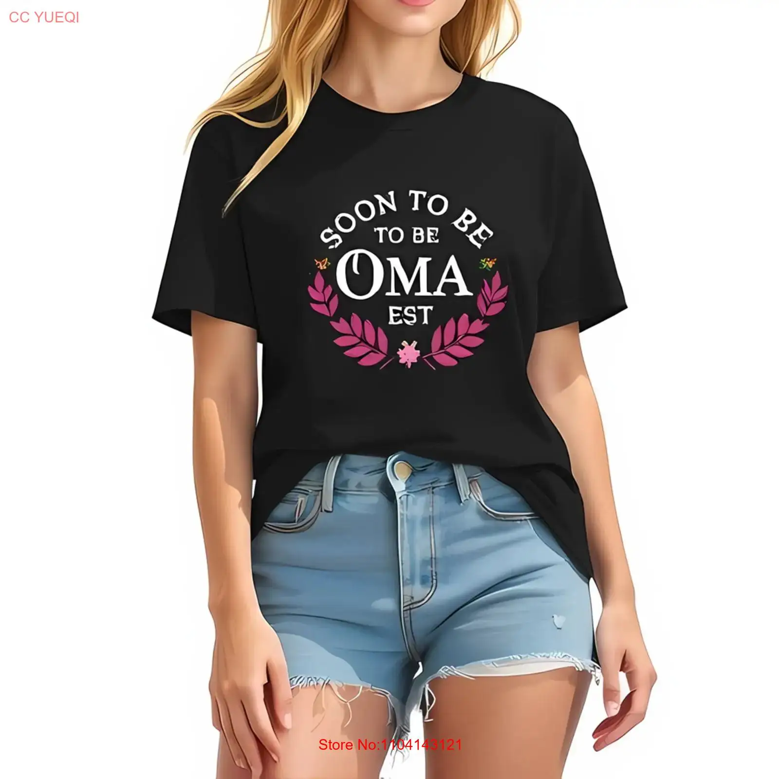 Graphic Tee Oversized - เสื้อยืดโอเวอร์ไซส์ผ้าฝ้ายสีดำลายดอกไม้สีชมพูสไตล์วินเทจ ล้างสีแบบวินเทจ ทันสมัย ใช้งานได้หลากหลาย เนื้อผ้านุ่ม ใส่ได้ทั้งชายและหญิง
