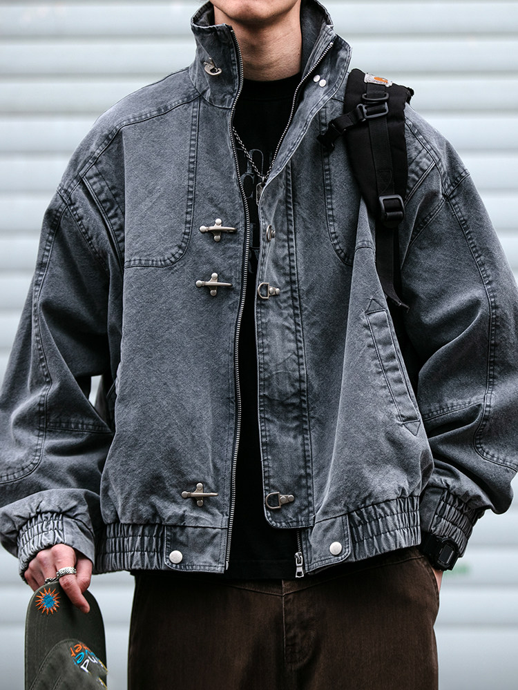 เสื้อแจ็คเก็ตยีนส์ผู้ชายสไตล์อ - Denim Jacket Vintage บทวิจารณ์และราคา
