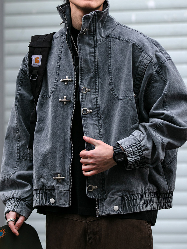เสื้อแจ็คเก็ตยีนส์ผู้ชายสไตล์อ - Denim Jacket Vintage บทวิจารณ์และราคา
