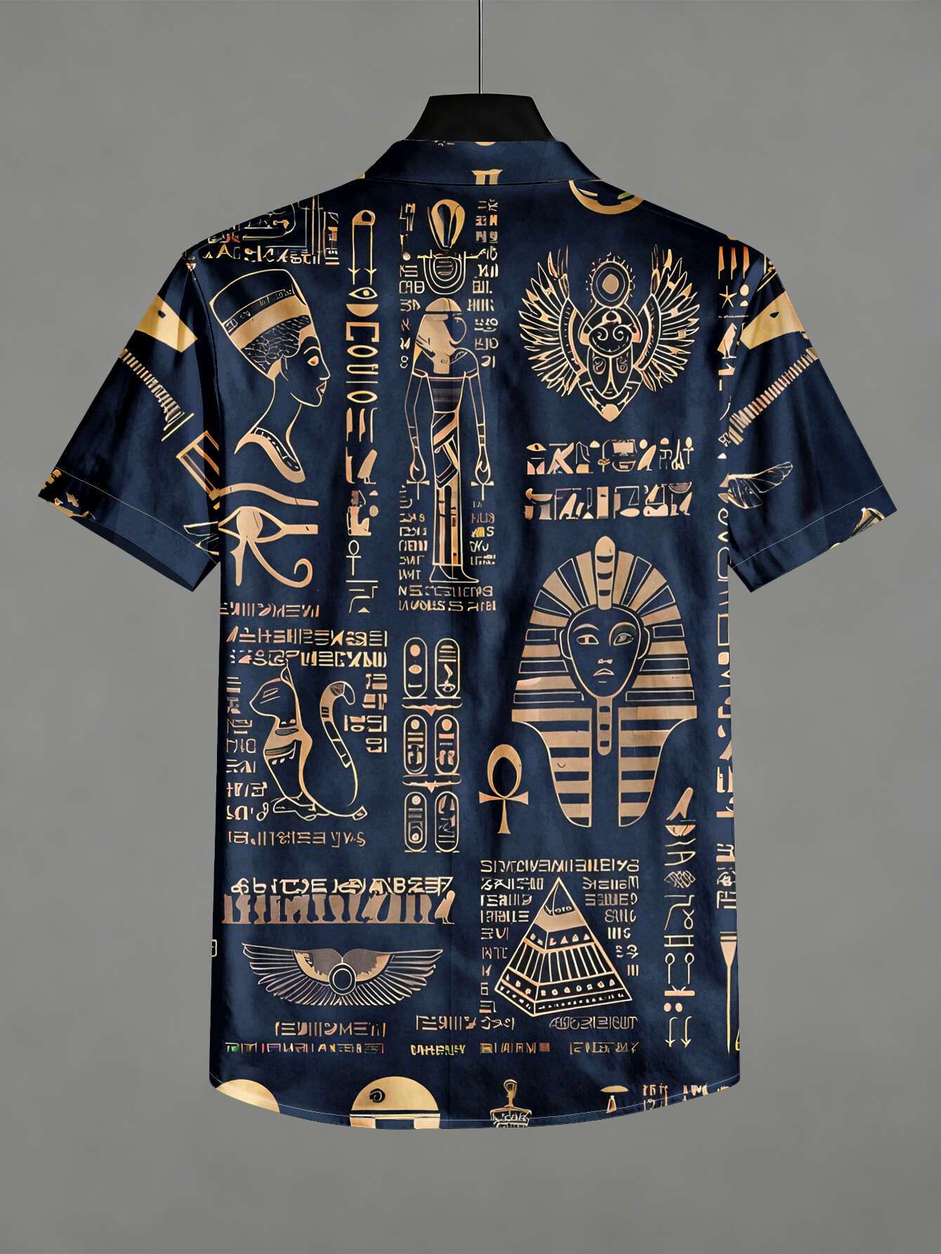 เสื้อเชิ้ตแขนสั้นลายอียิปต์โบร - Men Fashion Egypt บทวิจารณ์และราคา