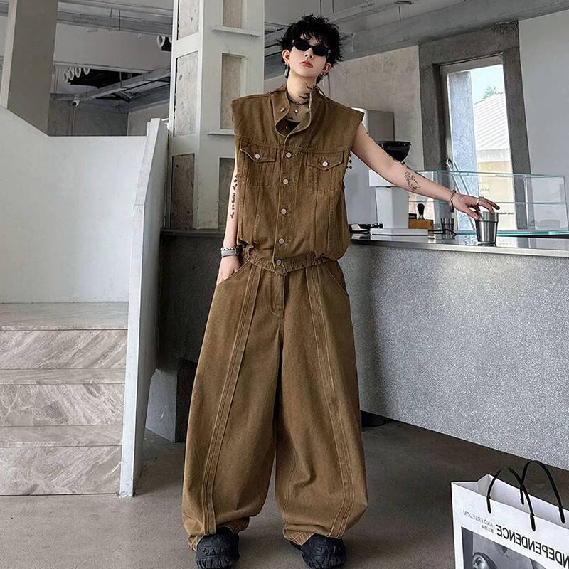 LUZHEN เดนิม 2026 ชุดเซ็ตสองชิ - Men'S Fashion Color บทวิจารณ์และราคา