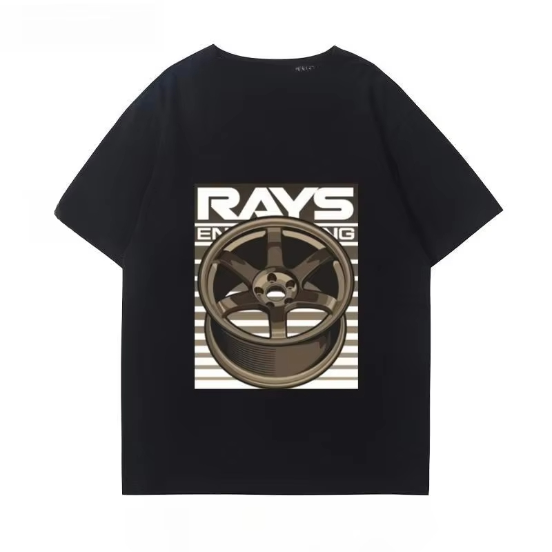 เสื้อยืดแขนสั้นลายล้อแม็กซ์รถย - Men'S Fashion Hub บทวิจารณ์และราคา