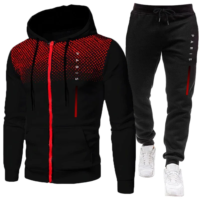 ชุดฮู้ดดี้ลำลองสำหรับฤดูใบไม้ร - Men'S Fashion Zipper Hoodie บทวิจารณ์และราคา