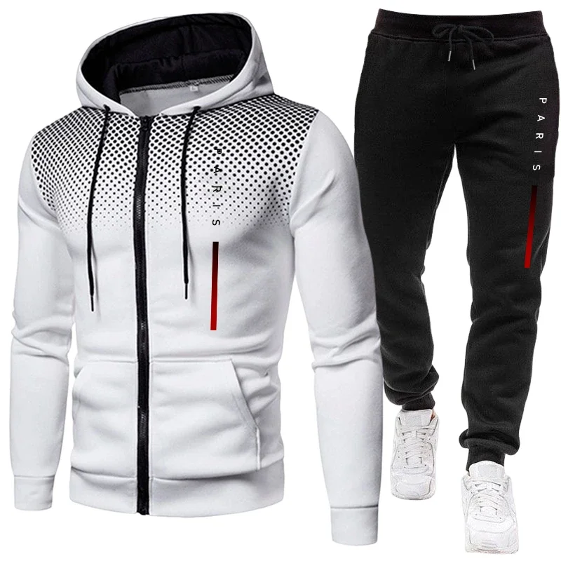 ชุดฮู้ดดี้ลำลองสำหรับฤดูใบไม้ร - Men'S Fashion Zipper Hoodie บทวิจารณ์และราคา