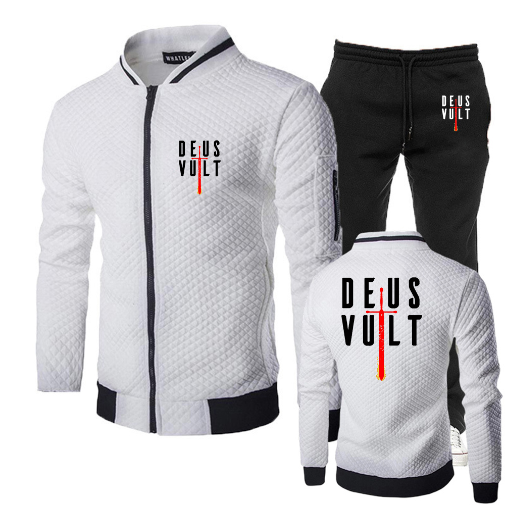 ชุดฮู้ดดี้และกางเกงวอร์มสำหรับ - Men'S Fashion Zipper Hoodie บทวิจารณ์และราคา
