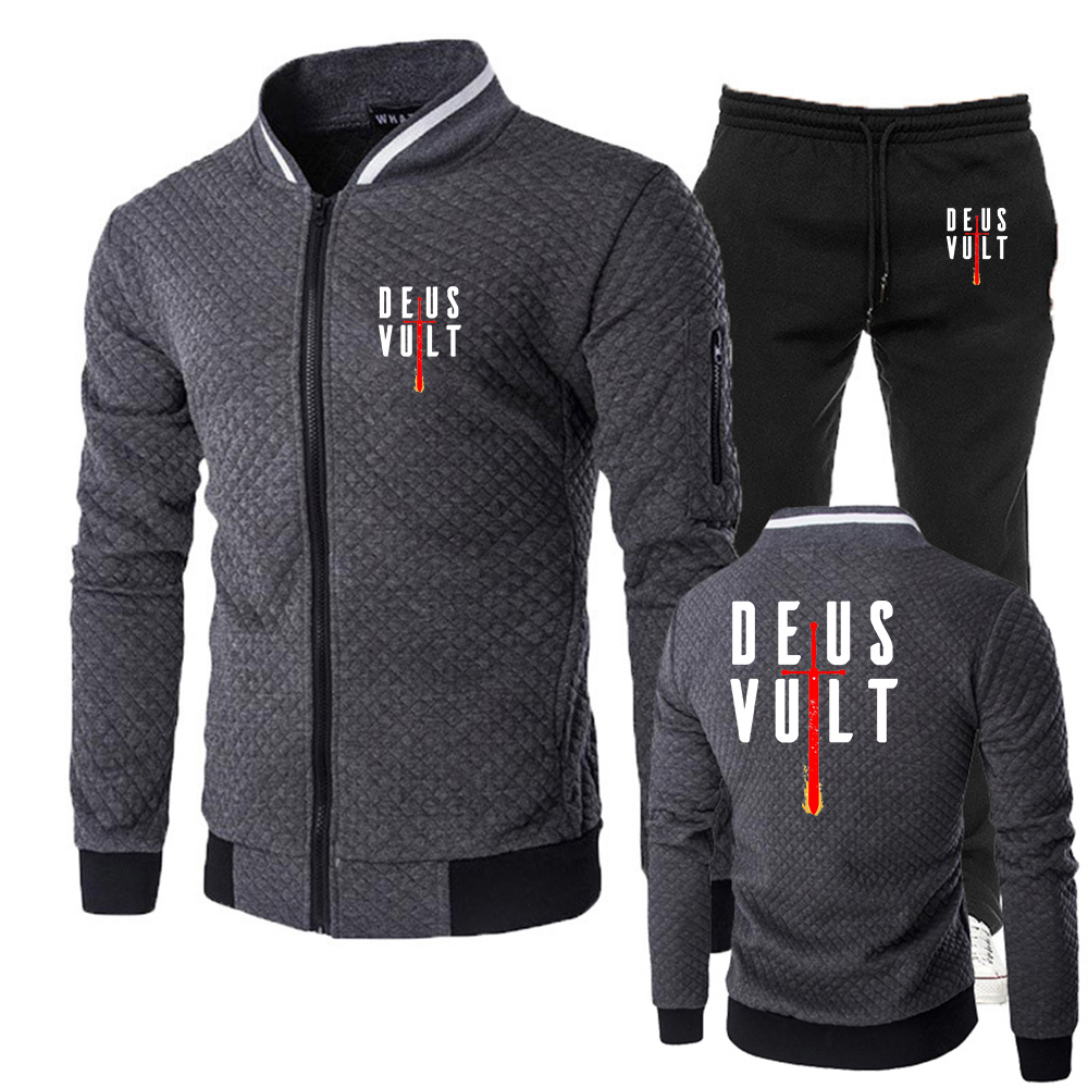 ชุดฮู้ดดี้และกางเกงวอร์มสำหรับ - Men'S Fashion Zipper Hoodie บทวิจารณ์และราคา