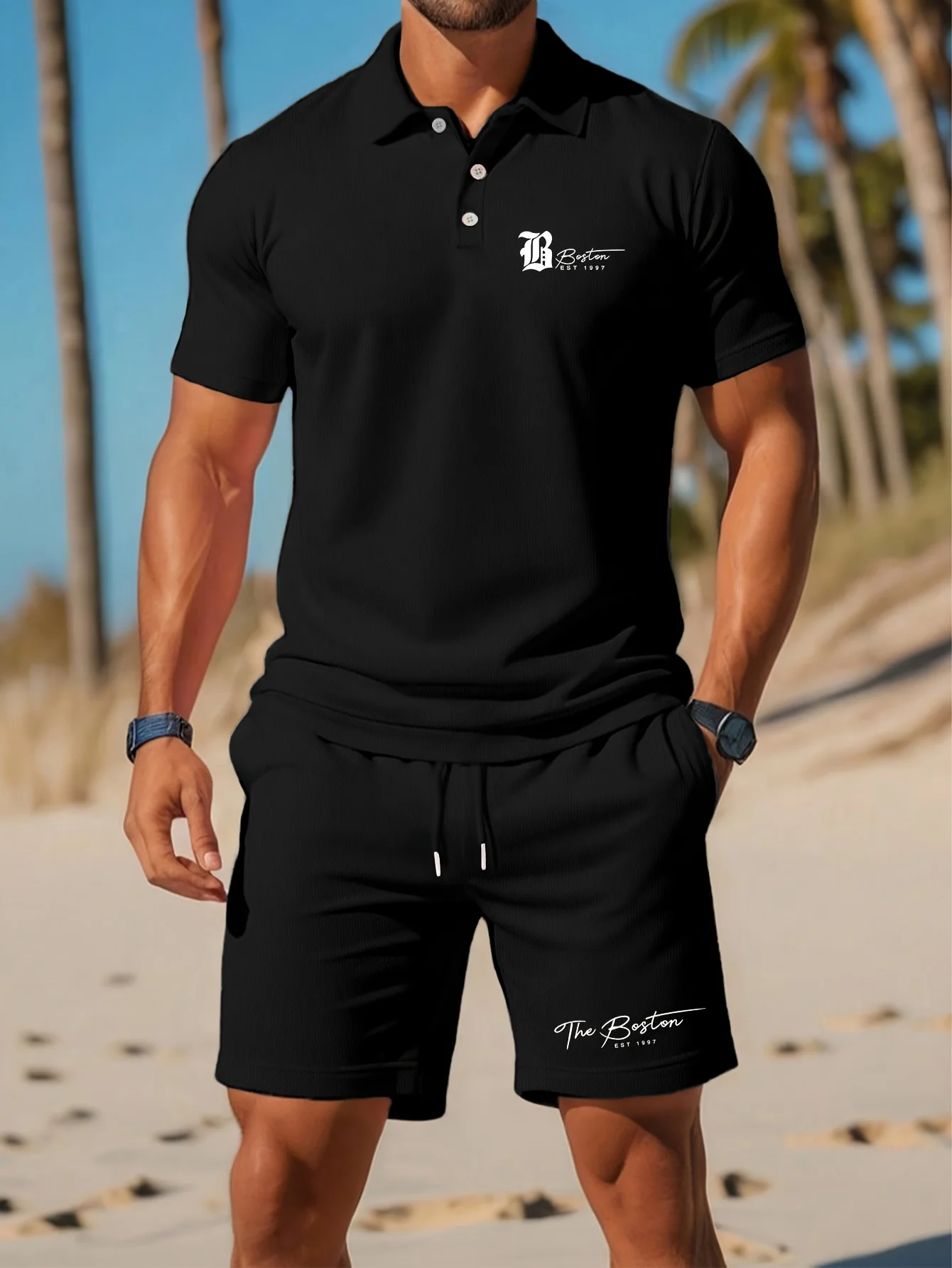 ชุดเสื้อโปโลผู้ชายใหม่สำหรับฤด - Men'S Fashion Color บทวิจารณ์และราคา