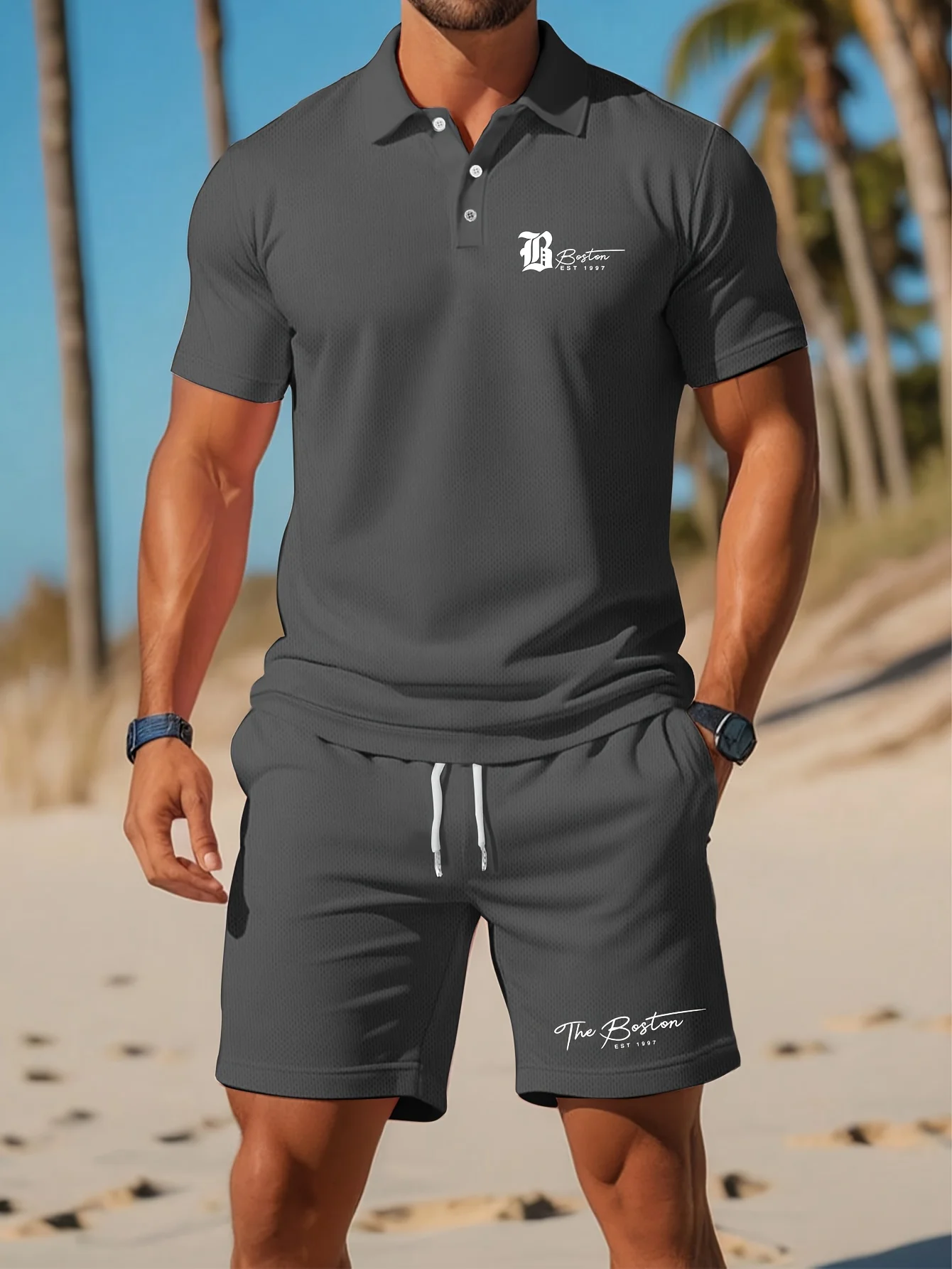 ชุดเสื้อโปโลผู้ชายใหม่สำหรับฤด - Men'S Fashion Color บทวิจารณ์และราคา