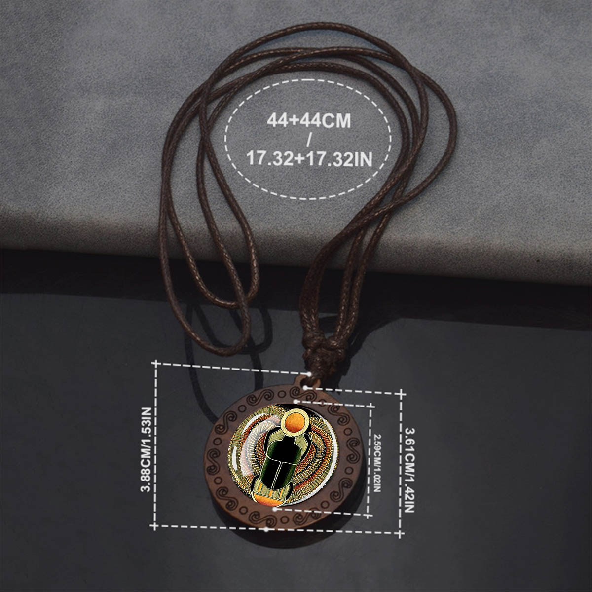 จี้อียิปต์โบราณ Anubis Scarab  - Men Fashion Egypt บทวิจารณ์และราคา