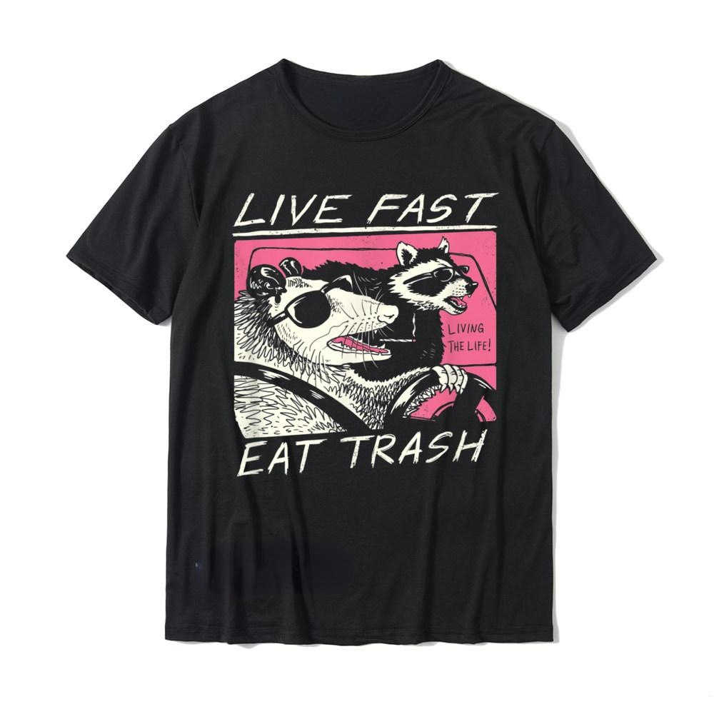 Live Fast! กินถังขยะ! Man T เส - Graphic Tee Oversized บทวิจารณ์และราคา