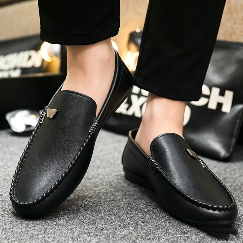 รองเท้าหนังผู้ชายสไตล์อังกฤษ แ - Men'S Fashion Loafers Shoes บทวิจารณ์และราคา