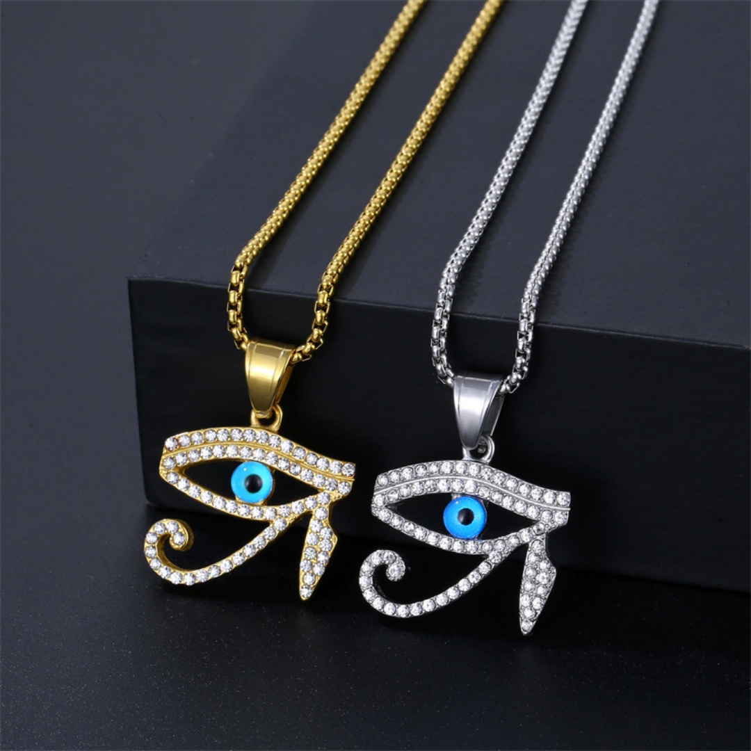 จี้รูปดวงตาแห่งฮอรัสแบบโบราณขอ - Men Fashion Egypt บทวิจารณ์และราคา