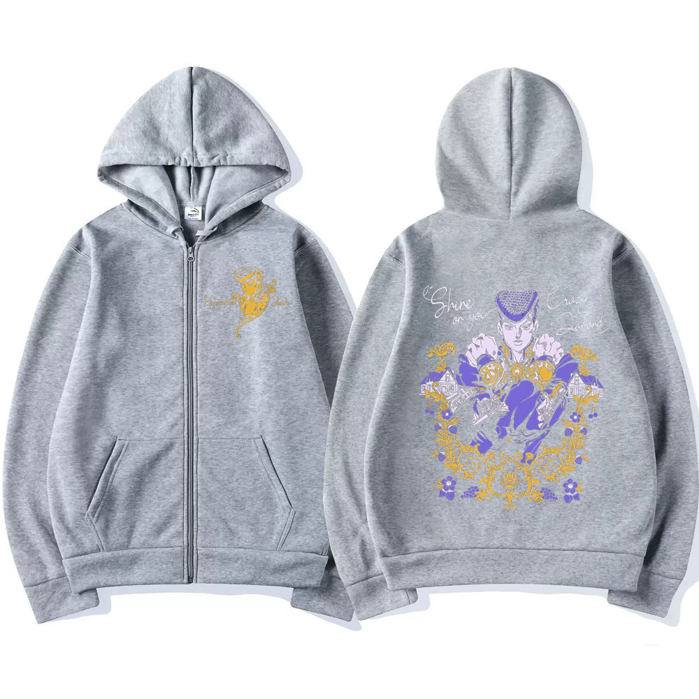 เสื้อฮู้ดซิปอนิเมะ Jojo's Biza - Men'S Fashion Zipper Hoodie บทวิจารณ์และราคา