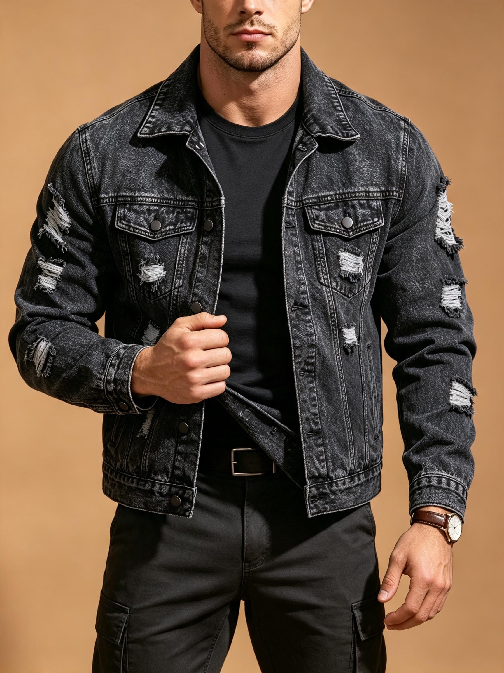เสื้อโค้ทเดนิมติดกระดุมสไตล์วิ - Denim Jacket Vintage บทวิจารณ์และราคา