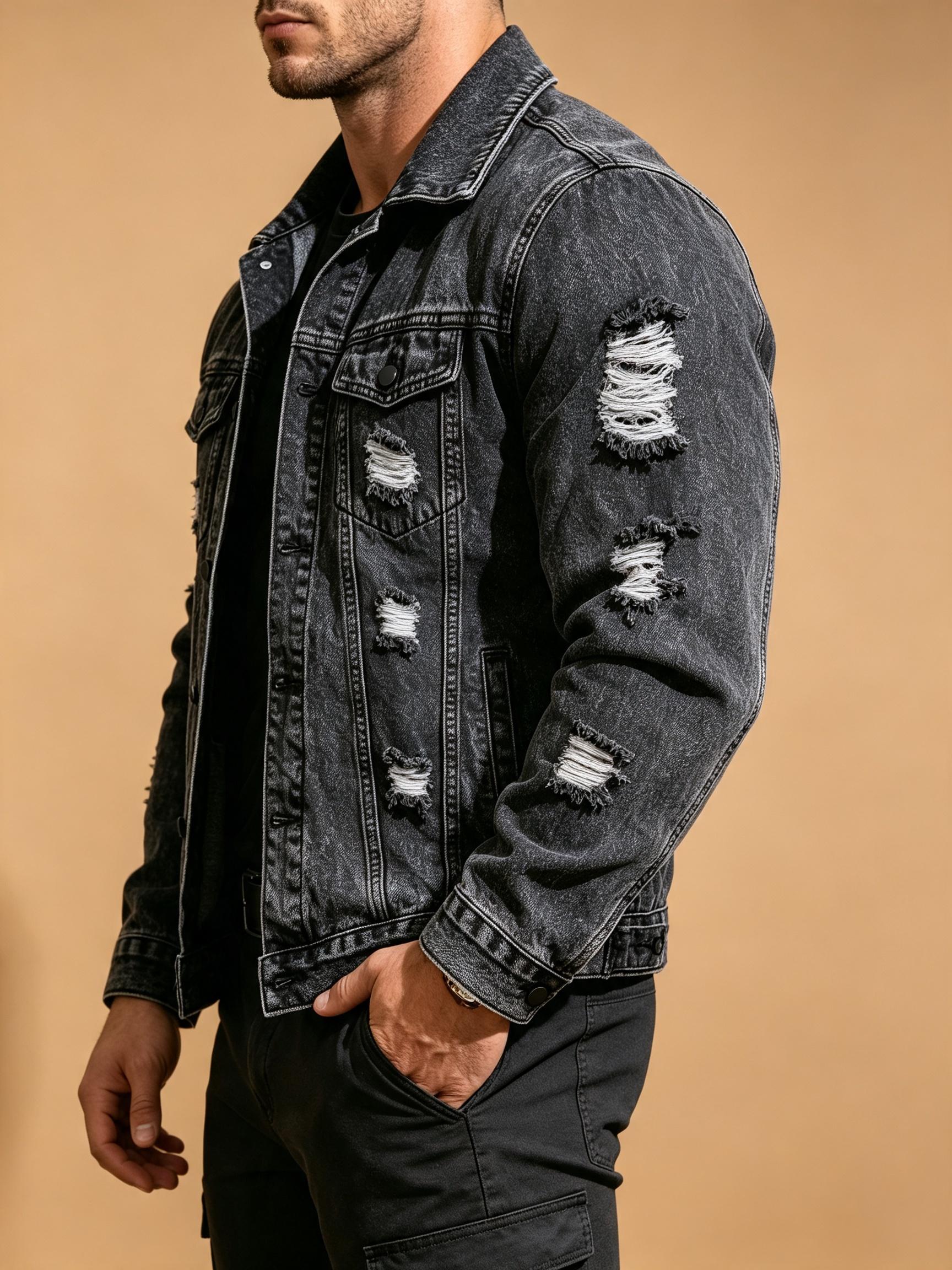 เสื้อโค้ทเดนิมติดกระดุมสไตล์วิ - Denim Jacket Vintage บทวิจารณ์และราคา