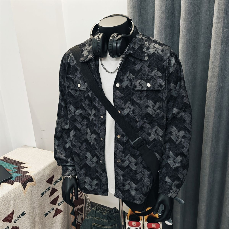 เสื้อแจ็คเก็ตยีนส์ลายอาร์ไกล์ส - Denim Jacket Vintage บทวิจารณ์และราคา