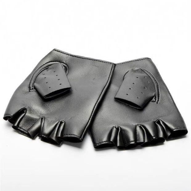 Steampunk PU หนัง Fingerless เ - Men'S Fashion Gloves บทวิจารณ์และราคา