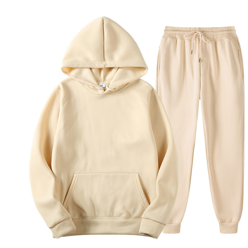 ชุดเซ็ตฮู้ดดี้+กางเกงขายาวสีพื - Men'S Fashion News บทวิจารณ์และราคา