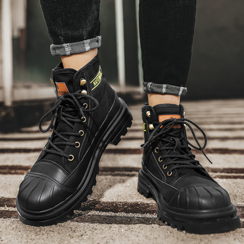 รองเท้าบูทผ้าใบผู้ชายแฟชั่นทรง - Men'S Fashion News บทวิจารณ์และราคา