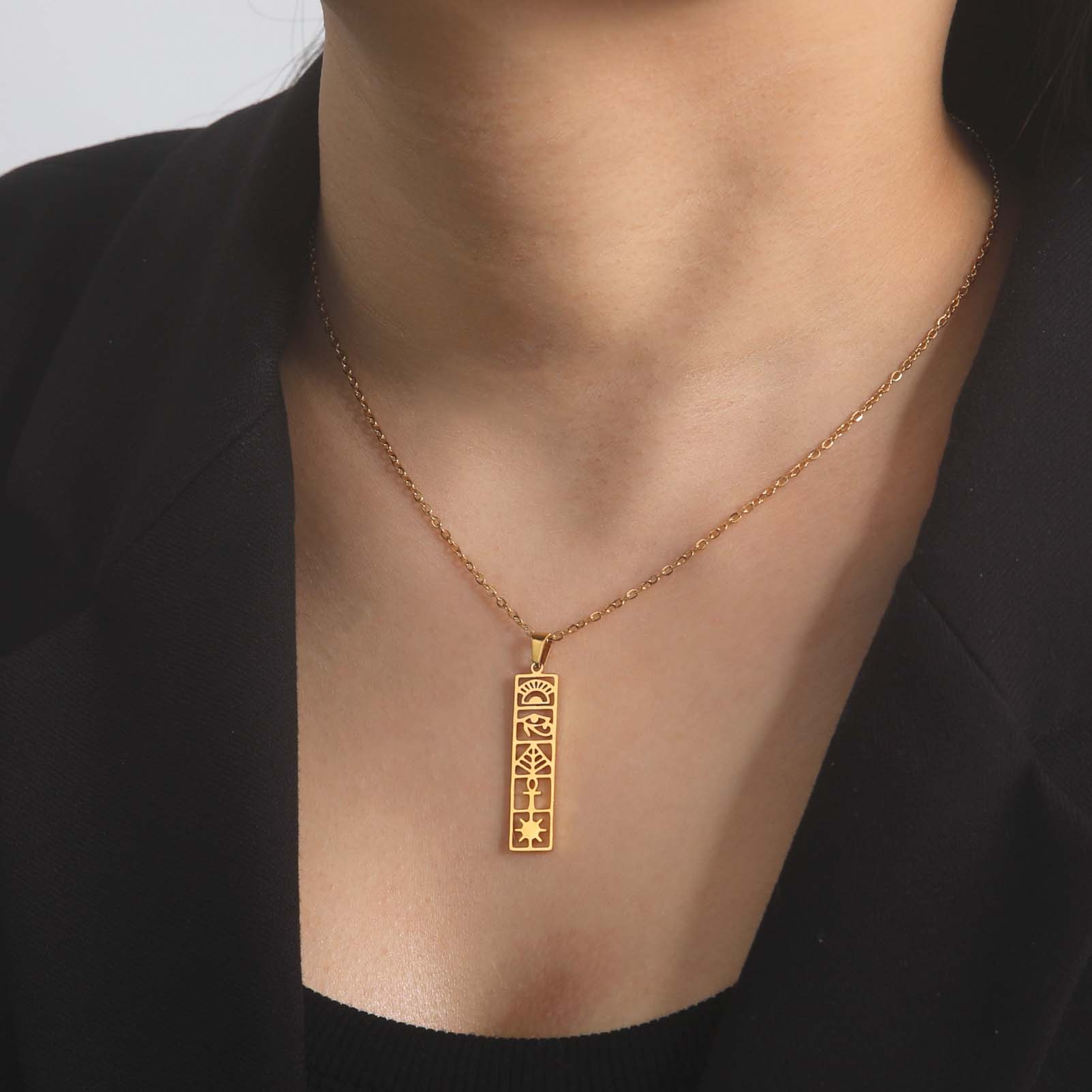 Skyrim อียิปต์ Ankh Hieroglyph - Men Fashion Egypt บทวิจารณ์และราคา