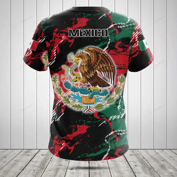 เสื้อยืดลายกราฟิกธงชาติเม็กซิโ - Graphic Tee Oversized บทวิจารณ์และราคา