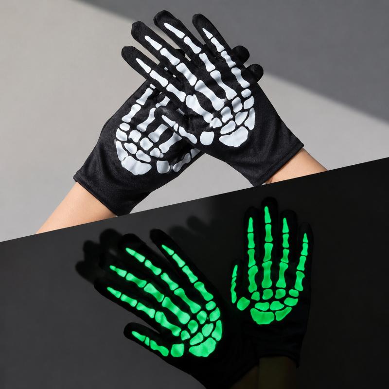 ถุงมือแฟชั่นเต็มนิ้วลายโครงกระ - Men'S Fashion Gloves บทวิจารณ์และราคา