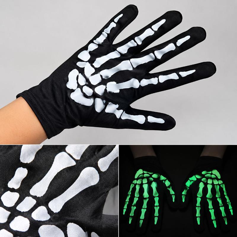 ถุงมือแฟชั่นเต็มนิ้วลายโครงกระ - Men'S Fashion Gloves บทวิจารณ์และราคา