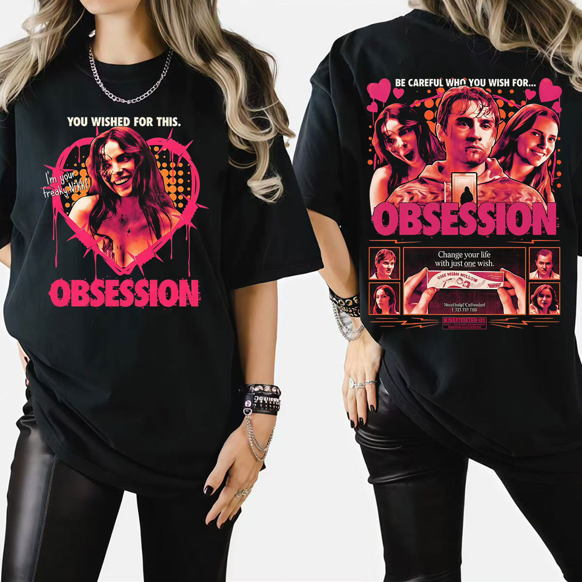 เสื้อยืดภาพยนตร์ One Wish Will - Men'S Fashion Pink Shirt บทวิจารณ์และราคา