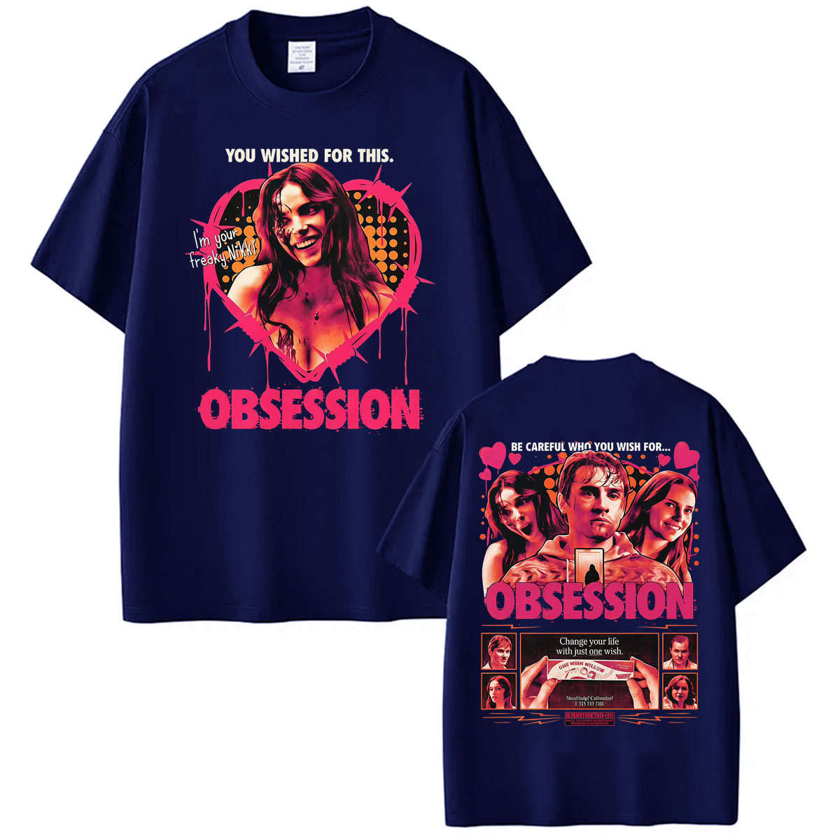 เสื้อยืดภาพยนตร์ One Wish Will - Men'S Fashion Pink Shirt บทวิจารณ์และราคา