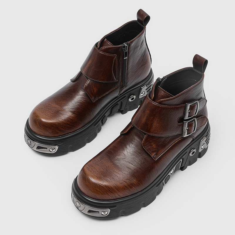 รองเท้าบูทแฟชั่นพังก์กอธทรงสูง - Men'S Fashion News บทวิจารณ์และราคา