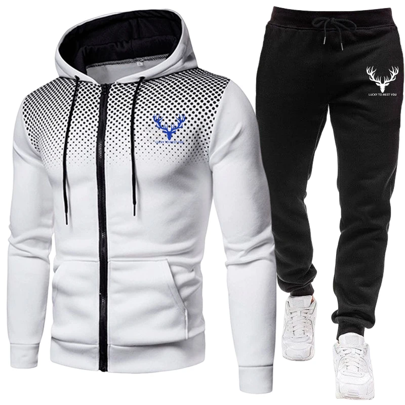 ชุดเซ็ตผู้ชายมาใหม่ปี 2026 เสื - Men'S Fashion Zipper Hoodie บทวิจารณ์และราคา
