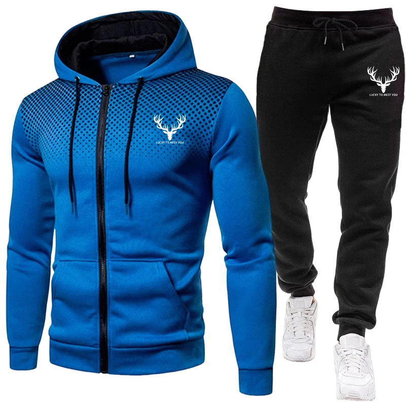 ชุดเซ็ตผู้ชายมาใหม่ปี 2026 เสื - Men'S Fashion Zipper Hoodie บทวิจารณ์และราคา