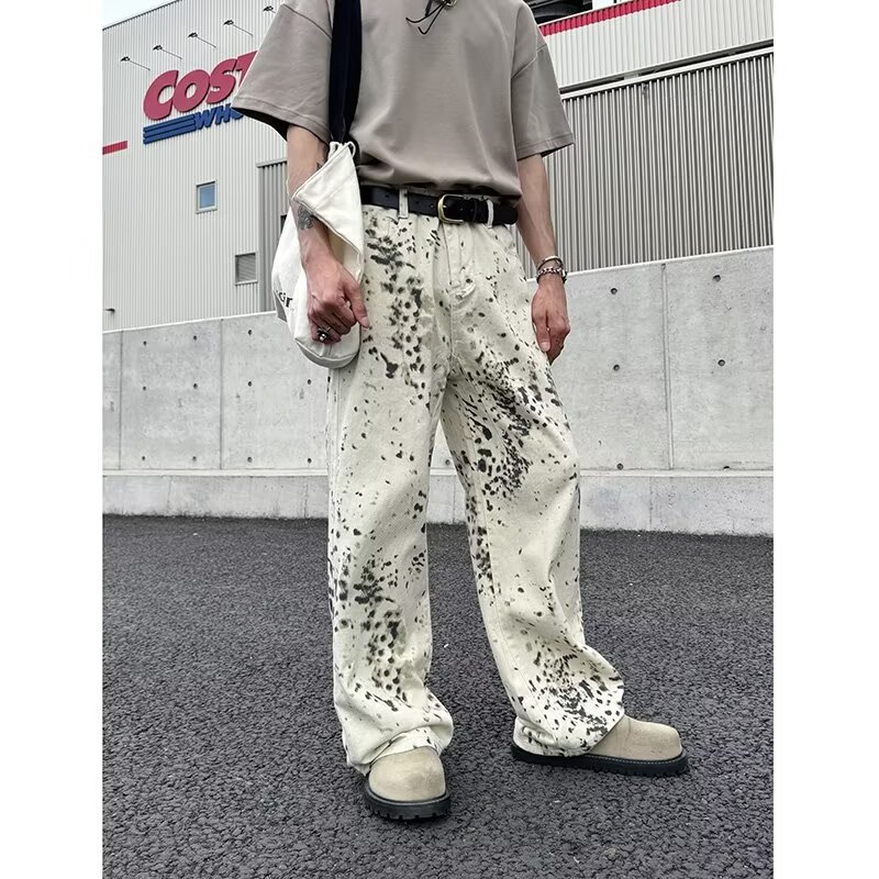 กางเกงยีนส์แฟชั่น Y2K ทรงหลวมส - Mens Fashion In The 2000S บทวิจารณ์และราคา