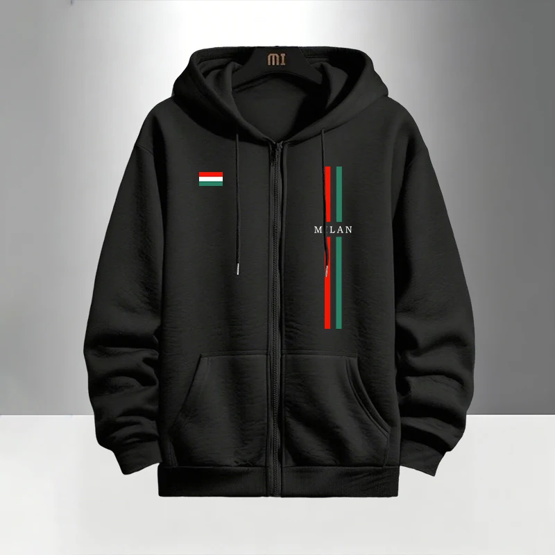 ชุดเซ็ตฮู้ดดี้ซิปและกางเกงวอร์ - Men'S Fashion Zipper Hoodie บทวิจารณ์และราคา