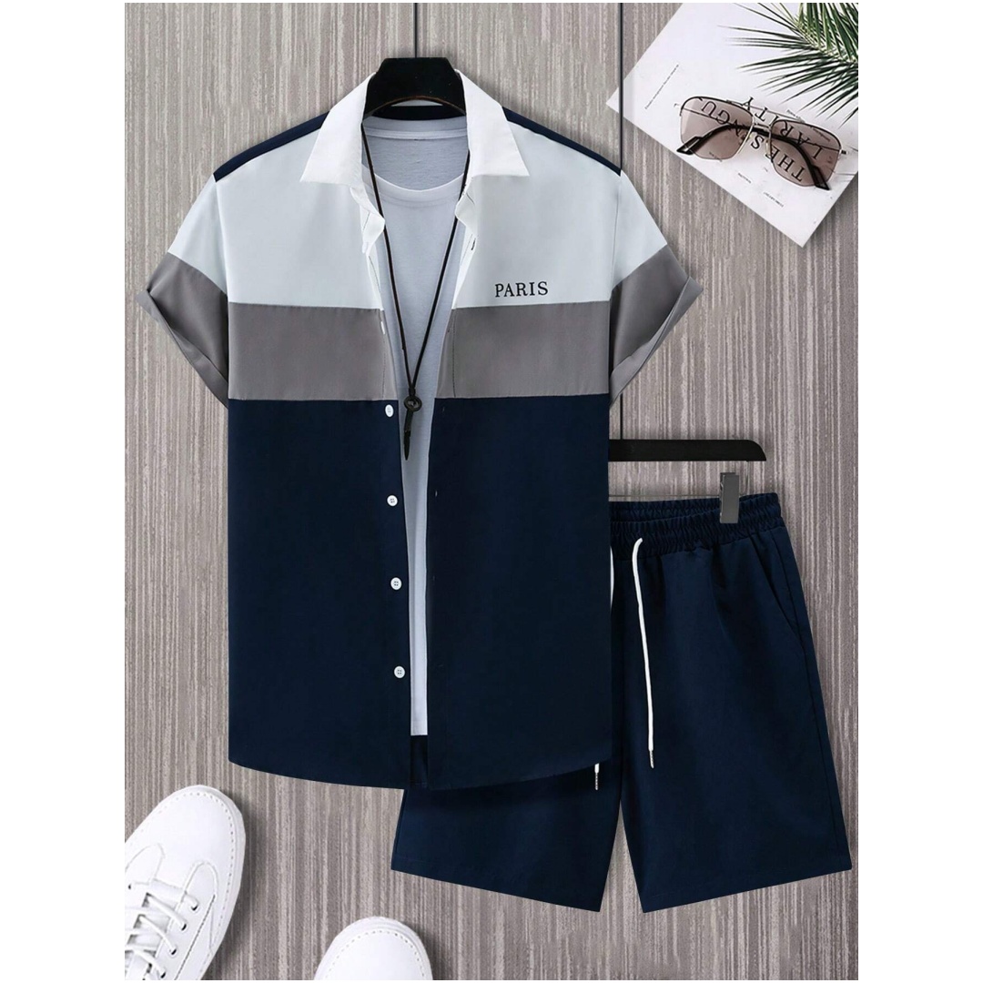ชุดแฟชั่นผู้ชาย สีน้ำเงินและขา - Men'S Fashion Color บทวิจารณ์และราคา