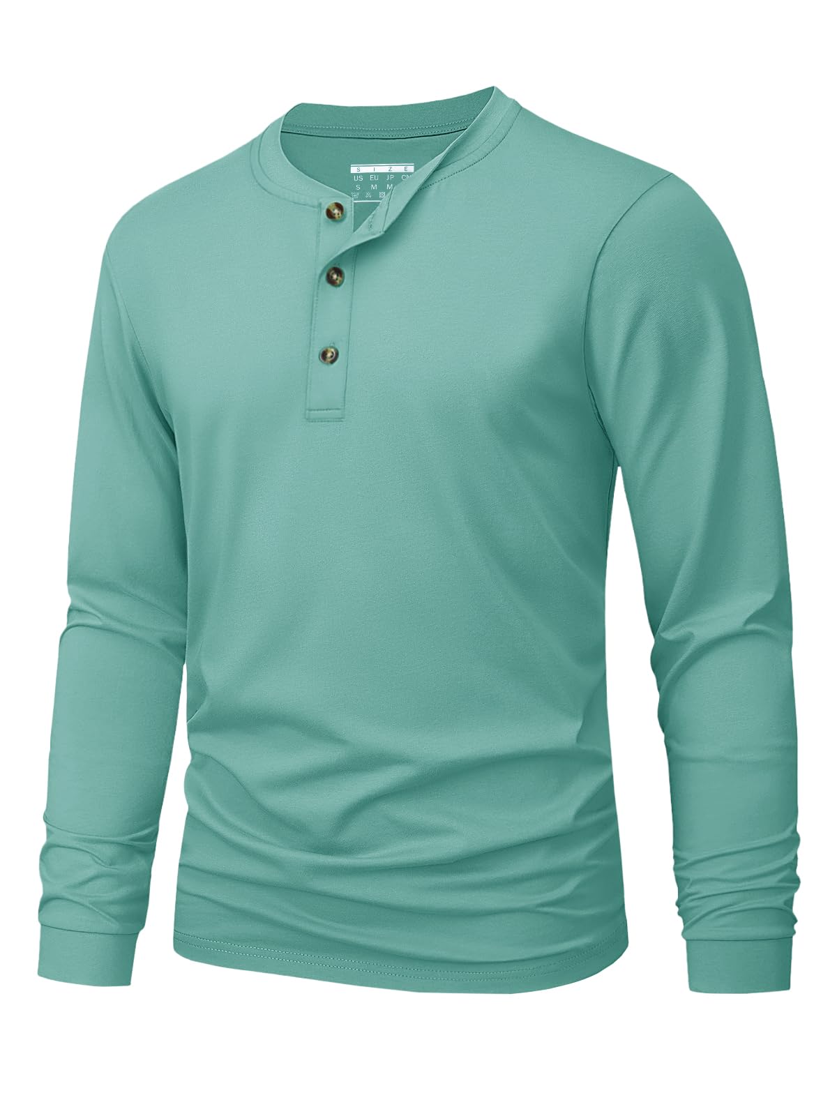 เสื้อยืดเฮนลีย์ผู้ชาย สีพื้นเร - Men'S Fashion Color บทวิจารณ์และราคา
