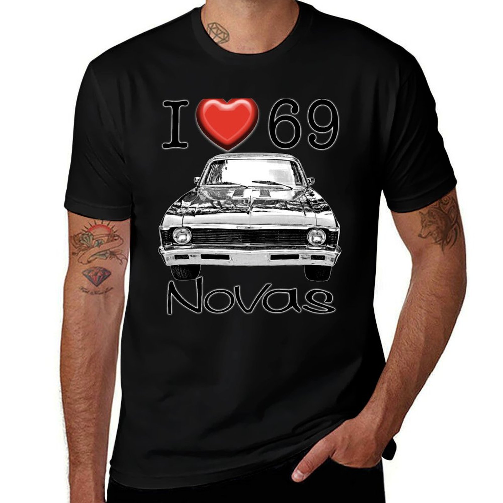 ฉันชอบเสื้อยืด 69 Nova เสื้อยื - Men'S Fashion Nova บทวิจารณ์และราคา