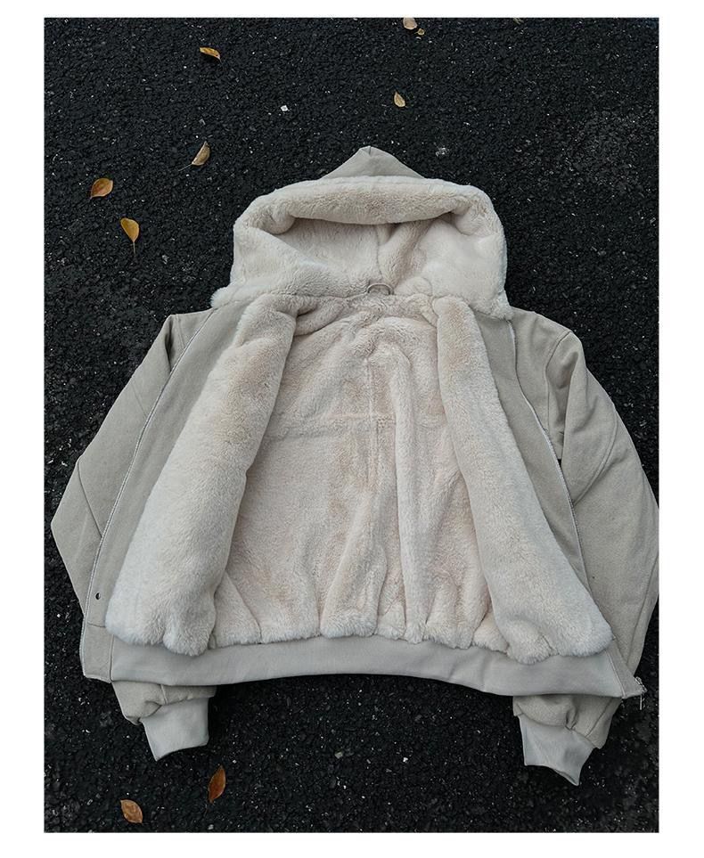 เสื้อแจ็คเก็ตฮู้ดดี้บุขนแกะสีก - Mens Fashion In The 2000S บทวิจารณ์และราคา