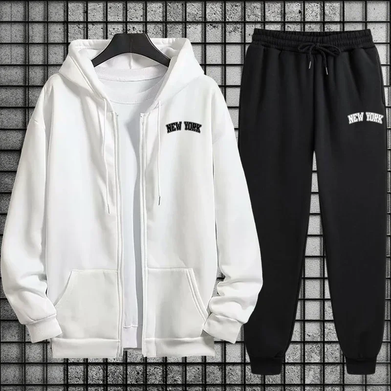 ชุดวอร์มผู้ชายคุณภาพดี รุ่น 20 - Men'S Fashion Zipper Hoodie บทวิจารณ์และราคา
